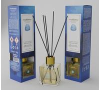 LAPIS LAZULI Reed Diffuser (110ml x 2) - Air Freshener | FRESH SENSE | Aromatherapy Essential Oil Diffuser for Home, Office, Toilet, Bathroom | Elegant Home Decor | Inspired by Beauty of Rare Gemstone