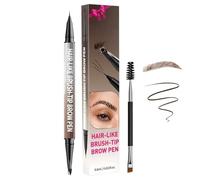 Lápiz Cejas - Maquillaje 4D 2 In 1 De Doble Punta Para Cejas,Herramienta De Maquillaje Impermeable Para Hombres Mujeres Principiantes Lovers De Belleza Ocasiones Especiales Bodas Cenas