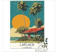 LaPlace, LA Jigsaw Puzzles 1000 Pieces | a festive family activity to enjoy together on christmas eve while waiting for the celebrations to enjoy at home38x26cm