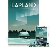 Lapland Jigsaw Puzzles 1000 Pieces for Adults Cognitive Skill Time Well Spent Exact Cut Memorable Gift size 38x26cm