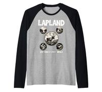 Lapland Untamed and Wild Forests Hills Finland Northern Vibe Raglan Baseball Tee