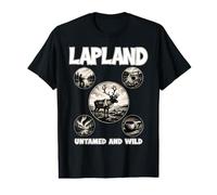 Lapland Untamed and Wild Forests Hills Finland Northern Vibe Value Graphic T-Shirt