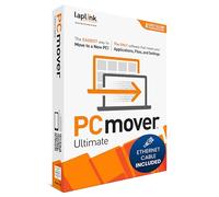 Laplink PCmover Ultimate 11 - Moves your Applications, Files and Settings from an Old PC to a New PC - Includes Optional Ethernet Cable - 1 Use