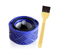 LAPONO V6 HEPA Post Filter for Dyson, 966741-01 Washable Replacement Part, Rear Vacuum Spares, Compatible with V6 Absolute Animal HEPA Total Clean Trigger DC58 DC59 DC61 DC62, Cleaning Brush Kit