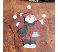 Lapoo Snowman 3D Backgrounds Frame Metal Cutting Die for Scrapbooking, New Cutting Dies DIY Album Card Making Decor Paper Craft Metal Die Cuts Party Wedding Decorations (Snowman)