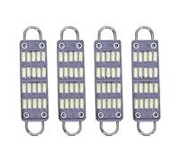 LAPOOH Bulb 44Mm Bright White Festoon Led Bulb,20 Smd Rigid Loop 1.73 Inch Interior Dome Map Led Lights 561 562 567 564,Pack Of 4