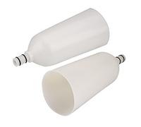 LAPOOH Car Engine Oil Funnel Adaptor Filling Set Plus Swivel Offset Extension Tube for Vehicles with Internal Baffles, Color-coded Adapters Fit for Oil Filler Holes on Many Cars