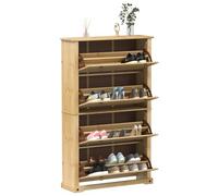 LAPOOH Corona 4002787 Shoe Rack 99 x 32 x 163.6 cm Solid Pine Wood, Shoe Rack, Shoe Rack, Shoe Rack, Hallway