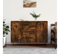 LAPOOH Sideboard Smoked Oak 104x35x70 cm Engineered Wood,Sideboard Storage Cabinet,Sideboard for Living Room/Kitchen,Sideboard Cabinet(SPU:827209)