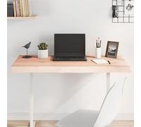 LAPOOH Table Top 100x60x2 cm Untreated Solid Wood Oak Live Edge,Table Top,Replacement Table Top,Tabletop Home Indoor Furniture(SPU:363887)