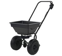 LAPOOH Walk Behind Salt Spreader PVC and Steel 92x46x70 cm 15 L,Lawn & Garden Spreaders,Walk Behind Salt Spreader(SPU:142965)