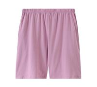 LApooh Women'S Cotton Pyjama Shorts, Soft Sleeping Bottoms Knee Length Shorts with Pockets, Stylish Lounge Shorts Loose Casual Pants for Women Sleep Gym Running Purple Xl