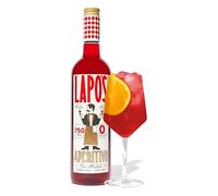 Lapo's Non Alcoholic Aperitivo, Non-Alcoholic Spirits, Gluten Free, For Non-Alcoholic Spritz, Zero Proof Drinks, Beverages & Mocktails, Alcohol Alternative, Bittersweet, Citrus-Centered, 500 ml Bottle