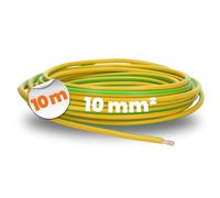 10 m Lapp 4520005 H07V-K 10 mm² Green/Yellow I Ground Cable I Wiring Cable I Flexible Flexible PVC Single Core I Stranded 10 mm² I Wiring