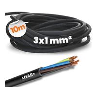 Lapp 10m H07RN-F 3x1 mm² Rubber Cable - UV & Oil Resistant Outdoor Wire