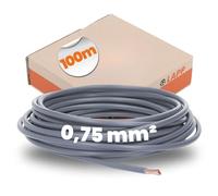 Lapp H05V-K PVC Cable 1x0.75 mm² 100 m - Grey Flexible Copper Wire