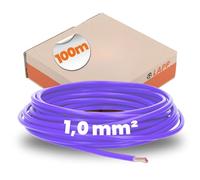Lapp H05V-K PVC Cable 1x1 mm² 100 m Purple - Fine Stranded Control Wire