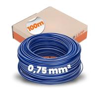 Lapp H05V-K PVC Control Cable 1x0.75 mm² 100m Dark Blue/White | ÖLFLEX single core wiring cable with class 5 fine-wire bare copper conductor for internal signal systems and lights