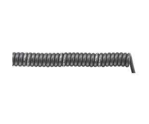LAPP Spiral PUR Power Cable H07BQ-F 3G1.5 2M-6M Black - 70002753