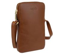 Lappella Ladies Leather Mia Crossbody Phone Bag - Tan