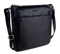 Lappella Womens Daisy Leather Crossbody Bag - Black