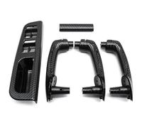 LAPPGNGFYA Car Interior Door Handles for VW for G&olf 4 MK4 for J&etta 1999-2004 for B&ORA 2008-2012 LHD Front Rear Left Right Door Pull Grab Handle Set(Carbon Fiber 8pcs)