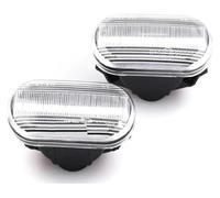 LAPPGNGFYA Turn Signal Lamp For Navara D40 For Cube For Pathfinder R51 For Qashqai 12V Car Dynamic Side Marker Indicator Light Lamp 2 Pieces NIS-26160AX001(Dynamic Crystal)