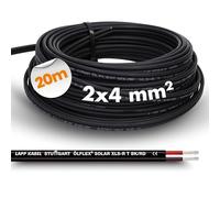 LappKabel Bund Lapp ÖLFLEX Solar XLS-R T 2 x 4 mm² BK/RD Solar Cable Twin Cable 20 m 2 x 4 mm²