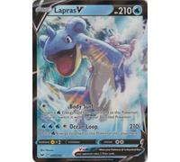 Lapras V 049/202 Ultra Rare Pokemon Card (Sword & Shield) + 1x TitanCards® Toploader