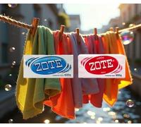 Laprove Zote Soap White 1 x 400 g and Pink 1 x 200 g