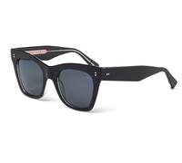 Laps Collection Woman ISABELLA 023LP 009.004 Outlet sunglasses Acetate Black Grey Oversize Anti-glare