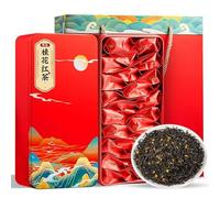 Lapsang Souchong Osmanthus Black Tea No Additives-Strong Aroma Loose Leaf Black Tea (125g*2)