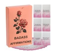 Lapsia 55 Badass Affirmation Cards for Women - Funny Gift for Her