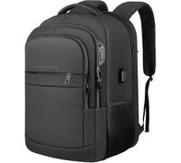 Lapsouno Backpack, Laptop Backpack, Carry on Backpack, Durable Extra Large 17 Inch TSA Friendly Business Travel Laptop Backpack with USB Port, Anti Theft College School Bag Gifts for Men Women, Black