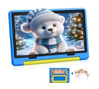 Laptok 10 Inch Kids Tablet, Android 14 Tablet for Kids Octa-Core with 8GB+64GB+1TB Expand ｜ Parental Control｜WiFi 6｜BT 5.3｜Dual Camera｜Protective Case｜Great Gift for Child(Blue)