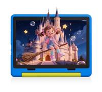 Laptok Android 15 Kids Tablet, 10 Inch Tablet for Kids | 20GB+64GB+1TB Expand | Face ID & Parental Control | 5000mAh & Fast Charging | 5MP+8MP | WiFi 6 | BT 5.3 | Protective Case, Purple,Blue