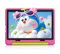 Laptok Kids tablet 10 inch Android 14 Tablets for Kids with 1280 * 800 IPS Display, 14GB RAM+64GB ROM, 5000mAh Battery, WiFi 6, Type-C, Child Tablet with 8MP+5MP Dual Camera, Kid-Proof Case (Pink)