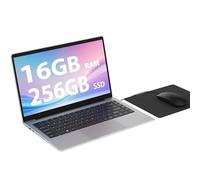 Laptop 14 inch Notebook, N4120 Quad-Core, 16GB DDR4 256GB SSD, FHD 1920 * 1080 Display, 5G WIFI, USB 3.0/ HDMI/Expandable Storage, Win11 Mini Portable PC for Work/Study, Mouse and Mous Pad included