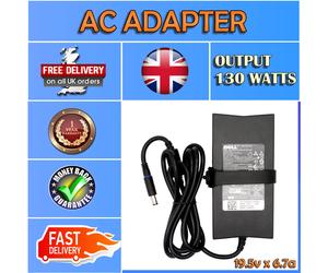 Laptop AC Adapter Charger For Dell PA-4E PSU Genuine Dell 19.5V 6.7A 130 Watt