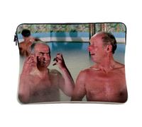 Laptop and Tablet Case Linen Look - La Grande Vrouille Louis De Funes Bourvil Big Moustache Turkish Baths - 12-13 Inches Protective Laptop Sleeve Printed in France