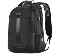Laptop Backpack, Anti-Theft Business Travel Work Computer Rucksack with USB Charging Port, Large Lightweight College High School Bag for Boy Men Women (15.6inch)