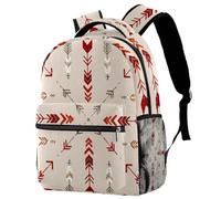 Laptop Backpack for Men and Women, Simple Ethnic Arrows Pattern Work Bag Lightweight Travel Daypack
