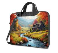 Laptop Backpack For Men Autumn Serenity: A Cozy Cabin In The Valley Laptop Bag Laptop Bags Laptop Bag For Women 17 Inch(26x36cm)