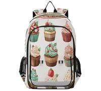 Laptop Backpack for Teens Women Men Travel Lightweight Durable Daypack Fruit Cake