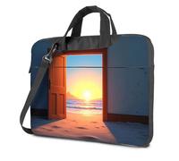 Laptop Backpack Women Doorway To Serenity: A Sunset Scene Laptop Bag Computer Cases For Laptops Laptop Case(26x36cm)