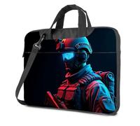 Laptop Backpack Women Future Warriors Are Equipped With Night Vision Goggles And Tactical Vests Laptop Bag 15.6 Laptop Case Computer Backpack For Men(26x36cm)