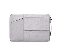 Laptop Bag 13.3 Inch, Waterproof Laptop Case with Multiple Pockets, Portable Briefcase Handbag for Women&Men, Lightweight Computer Cover Bag,Gray
