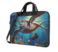 Laptop Bag 13 inch Shockproof Protective Cover Sea Turtle Dolphin Fish Laptop Sleeve Case Computer Carrying Bag