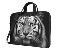 Laptop Bag 14 inch Shockproof Protective Cover Black and white tiger Laptop Sleeve Case Computer Carrying Bag