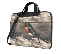 Laptop Bag 14 Inch Waterproof Portable Laptop Sleeve Case Barn Swallow In Graphite Messenger Shoulder Bag Briefcase Messenger Bag W/Strap Handle